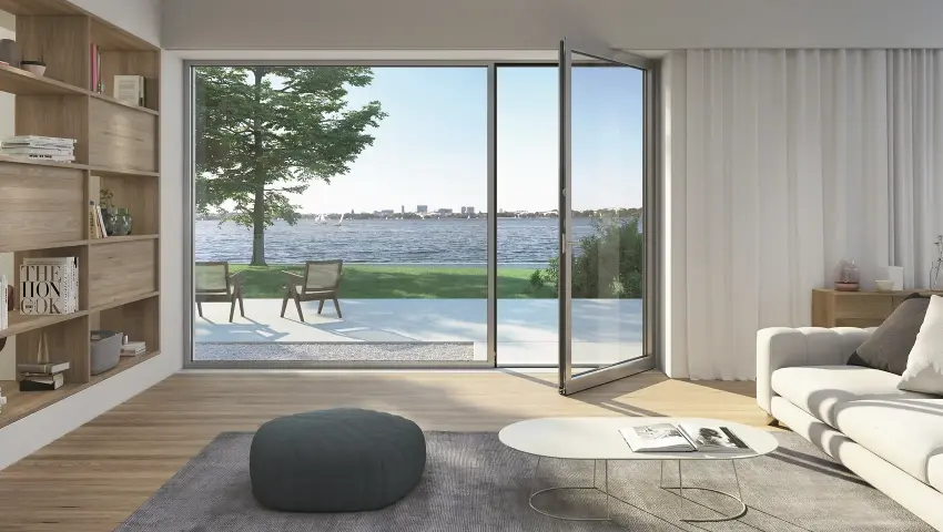 Schüco Eşiksiz Teras Kapısı